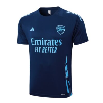 Alternative view of Arsenal 2024 2025 Blue Soccer Jersey Shorts Set
