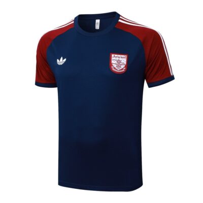 Alternative view of Arsenal 2025 2026 Blue Red Jersey Shorts Kit
