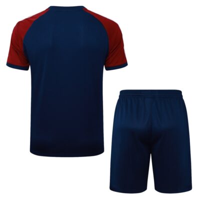 Arsenal 2025 2026 Blue Red Jersey Shorts Kit - Image 4