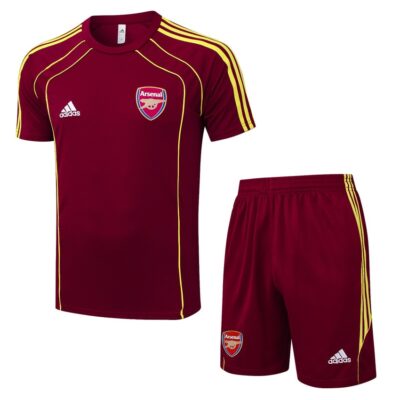 Arsenal 2025 2026 Dark Red Shirt Shorts Kit