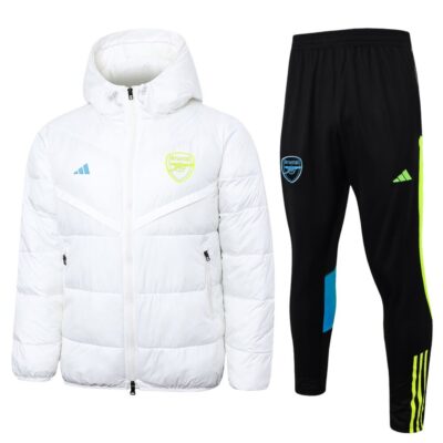 Arsenal 24/25 Hooded Puffer Jacket Suit