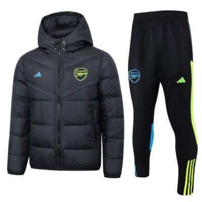 Arsenal 24/25 Hooded Puffer Jacket Suit