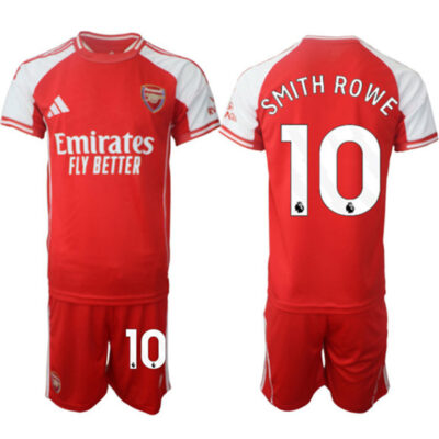 Arsenal F.C #10 Emile Smith Rowe Red 2025 Home Soccer Jersey Suit