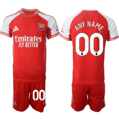 Arsenal F.C Custom Red 2025 Home Soccer Jersey Suit