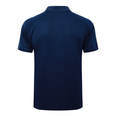 Arsenal Polo + Pants 2024 2025 Blue Training Tracksuit - Image 3