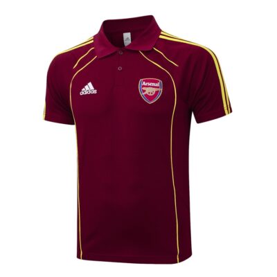 Alternative view of Arsenal Polo + Pants 2025 2026 Dark Red Training Tracksuit