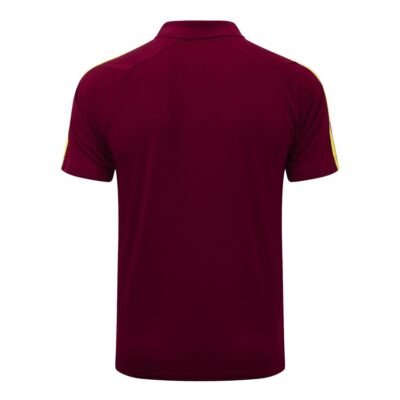 Arsenal Polo + Pants 2025 2026 Dark Red Training Tracksuit - Image 3