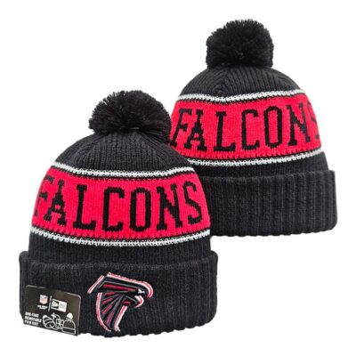Atlanta Falcons Cuffed Knit Hat with Pom