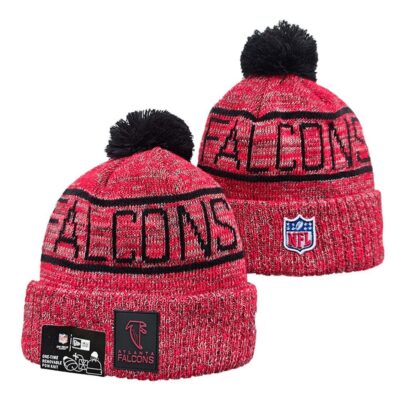 Atlanta Falcons Cuffed Knit Hat with Pom
