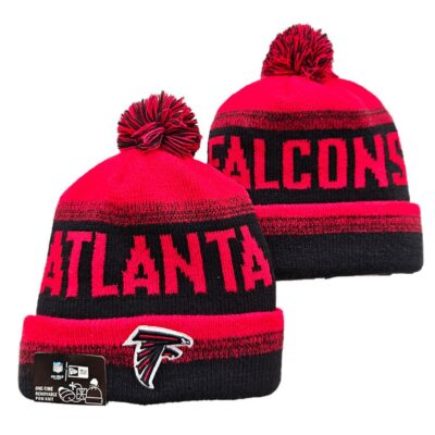 Atlanta Falcons Cuffed Knit Hat with Pom