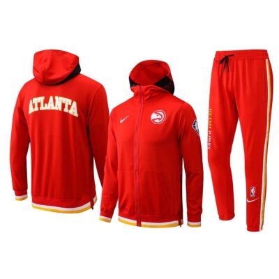 Atlanta Hawks Hooded Tracksuit Set 22/23 - Red
