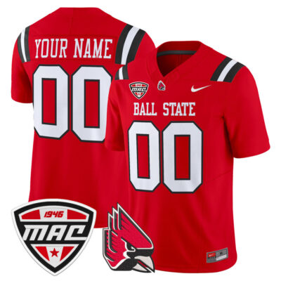 Ball State Cardinals 2025 Vapor Limited Custom Jersey - Cardinal