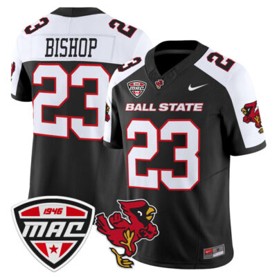 Ball State Cardinals 2025 Vapor Limited Jersey - Black Alternate Blaine Bishop