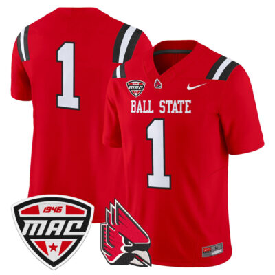 Ball State Cardinals 2025 Vapor Limited Jersey - Cardinal #1 Team