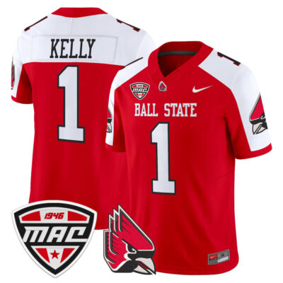 Ball State Cardinals 2025 Vapor Limited Jersey - Cardinal Alternate Kiael Kelly