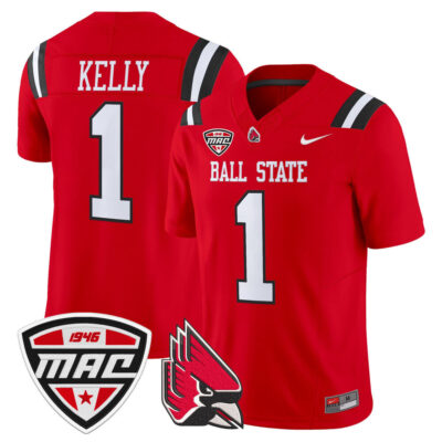 Ball State Cardinals 2025 Vapor Limited Jersey - Cardinal Kiael Kelly