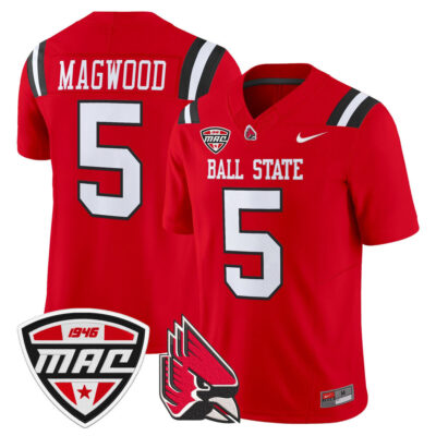 Ball State Cardinals 2025 Vapor Limited Jersey - Cardinal Qian Magwood
