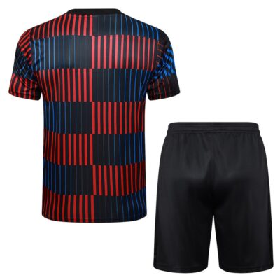 Barca 2024 2025 Black Blue Short Shirt Set - Image 4