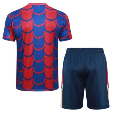 Barca 2024 2025 Blue Red Short Shirt Set - Image 4