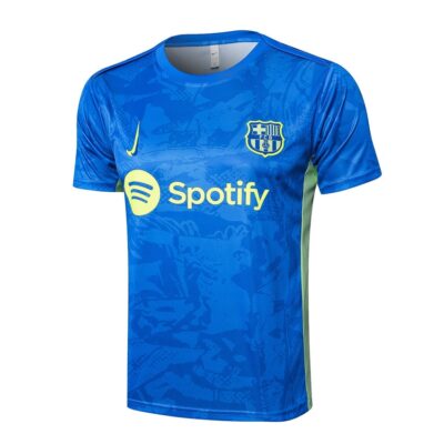 Alternative view of Barca 2024 2025 Sky Blue Soccer Jersey Shorts Set