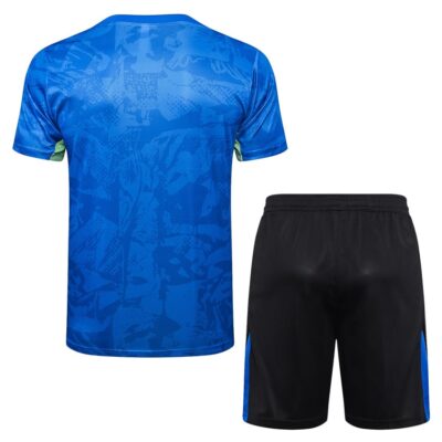 Barca 2024 2025 Sky Blue Soccer Jersey Shorts Set - Image 4