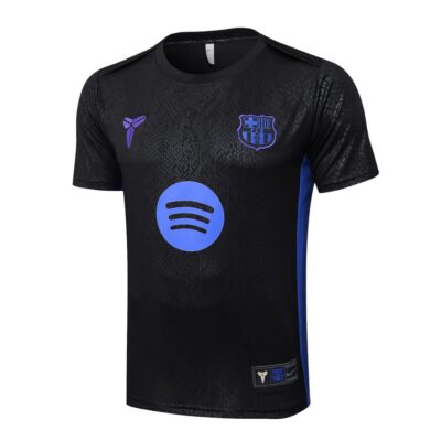 Alternative view of Barca 2025 2026 Black Charcoal Soccer Jersey Shorts Set