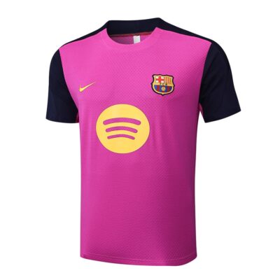 Alternative view of Barca 2025 2026 Light Pink Soccer Jersey Shorts Set