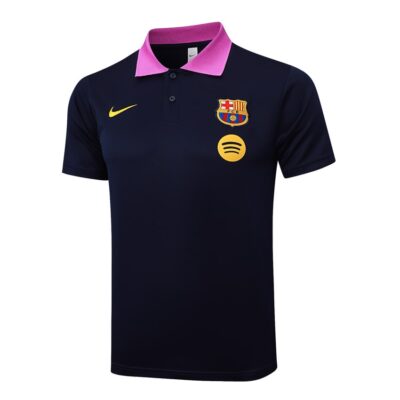 Alternative view of Barca Polo + Pants 2024 2025 Blue Pink Training Tracksuit