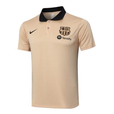 Alternative view of Barca Polo + Pants Training Tracksuit 2024 2025 Beige