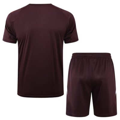 Bayern Munich 2024 2025 Red Soccer Jersey Shorts Set - Image 4
