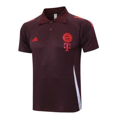 Alternative view of Bayern Munich Polo + Pants 2024 2025 Red Training Tracksuit