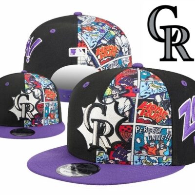 Black/Purple 2025 MLB Diamond Hero Edition Snapback Hat