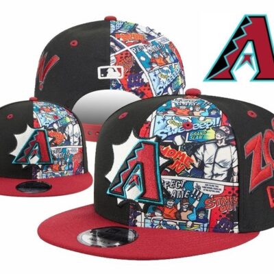 Black/Red 2025 MLB Diamond Hero Edition Snapback Hat