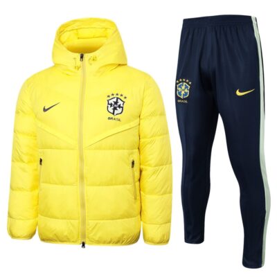 Brazil 24/25 Hooded Puffer Jacket Suit
