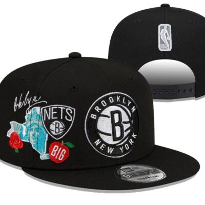 Brooklyn Nets Snapback Hat Limited Embroidered Cap For Fans