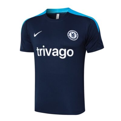 Alternative view of Chelsea 2024 2025 Dark Blue Soccer Jersey Shorts Set