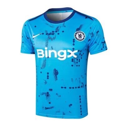 Alternative view of Chelsea 2024 2025 Sky Blue Soccer Jersey Shorts Set