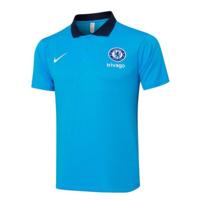 Alternative view of Chelsea Polo + Pants Training Tracksuit 2024 2025 Light Blue