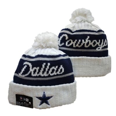 Dallas Cowboys Cuffed Knit Hat with Pom