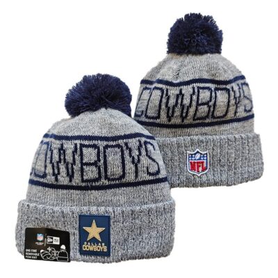 Dallas Cowboys Cuffed Knit Hat with Pom