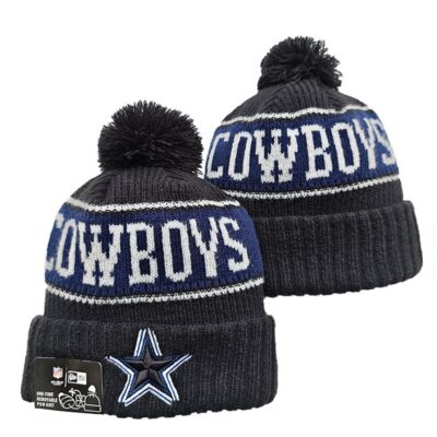 Dallas Cowboys Cuffed Knit Hat with Pom