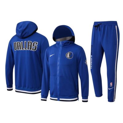 Dallas Mavericks Hooded Tracksuit Set 22/23 - Blue