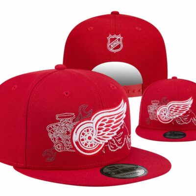 Detroit Red Wings Snapback Hat Limited Embroidered Cap For Fans