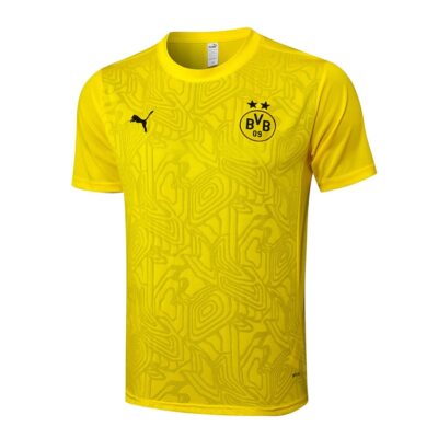 Alternative view of Dortmund 2024 2025 Yellow Soccer Jersey Shorts Set