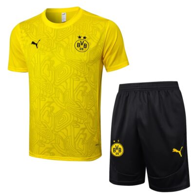 Dortmund 2024 2025 Yellow Soccer Jersey Shorts Set