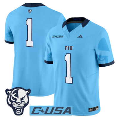 Florida International Panthers 2025 Vapor Limited Jersey - Blue #1 Team