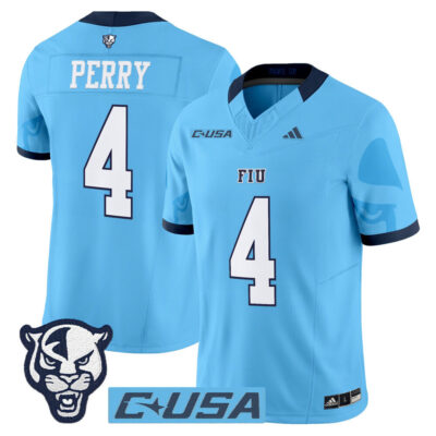 Florida International Panthers 2025 Vapor Limited Jersey - Blue Alex Perry