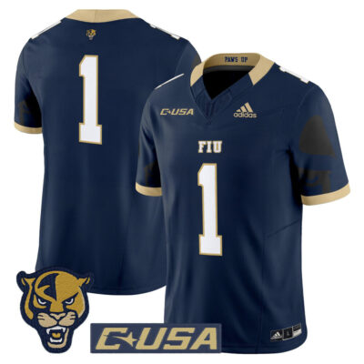 Florida International Panthers 2025 Vapor Limited Jersey - Navy #1 Team