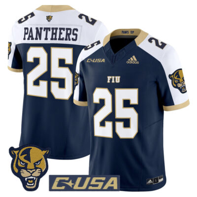 Florida International Panthers 2025 Vapor Limited Jersey - Navy Alternate #25 Panthers