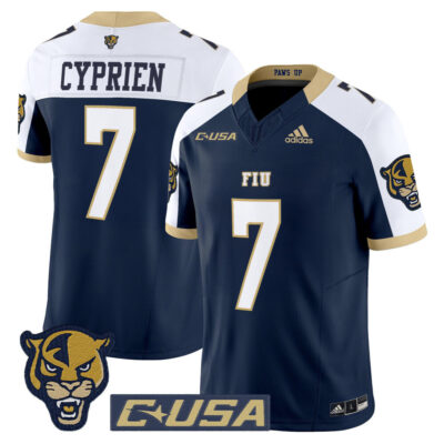 Florida International Panthers 2025 Vapor Limited Jersey - Navy Alternate Johnathan Cyprien